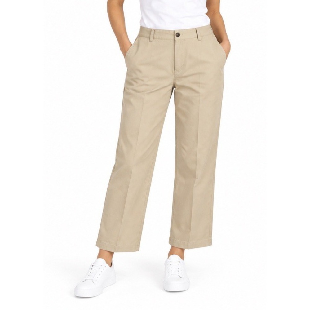 Lauren Ralph Lauren Pants Women's Tan Size 10 Petite 100% Cotton